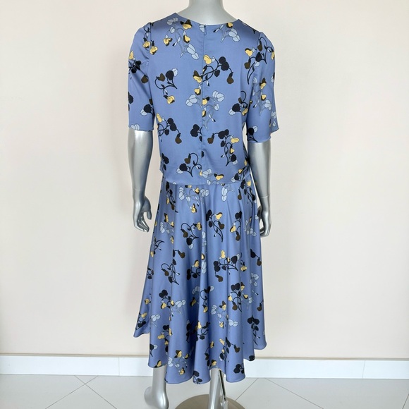 Unbranded custom made women silk  skirt/top set size 6 US - Picture 3 of 9